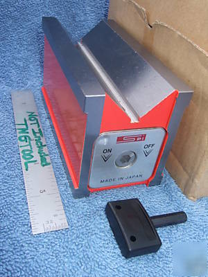 Magnetic v-block spi 45* 98-284-3 used? toolmaker wow