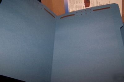 WatershedÂ®/cutless blue letter 2 fastener folder 50CT.