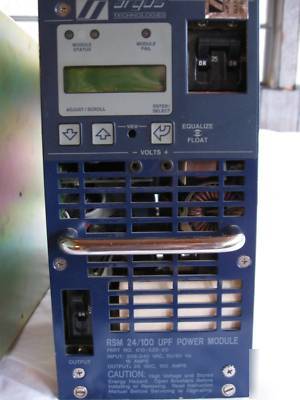 Argus rsm 24/100 upf rectifier module p.n. 010-525-20