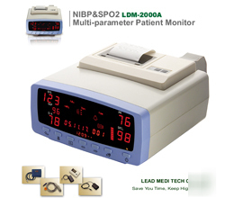 New nibp/SPO2 multi-parameter patient monitor devonmed