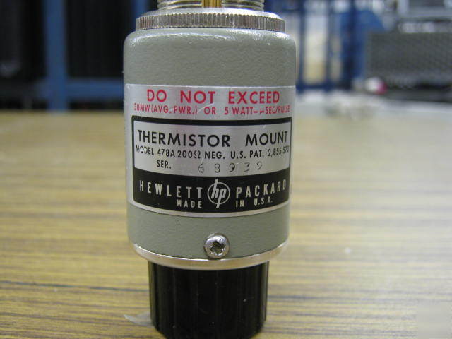 Agilent hp 478A thermsitor mount 10MHZ to 10GHZ