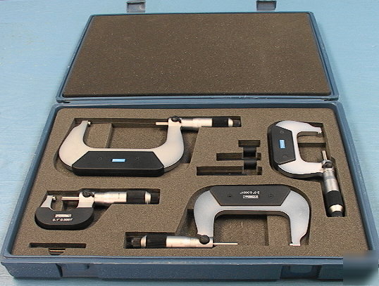 Fowler 72-229-214 micrometer set of 4 0 to 4