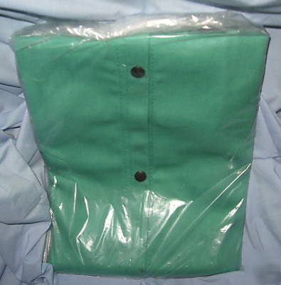 New magid welding jacket xl leather sleeves 630LS green