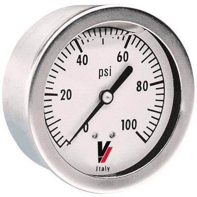 Valley panel mount glycerin filled gauge 0-100 psi