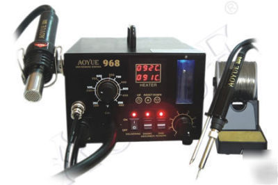 Aoyue 968 smd hot air 3IN1 repair & rework station 220V