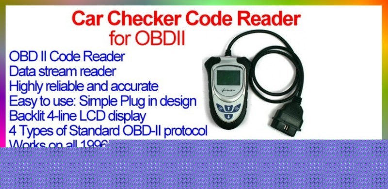 Car checker code reader for obdii