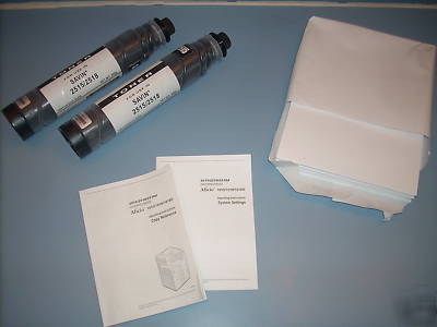 Savin 2515 copier machine; w 2 extra cartridges; works 