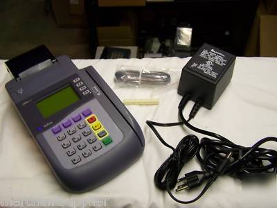 Verifone omni 3300 3MG terminal w/ keyboard 100 & SC542