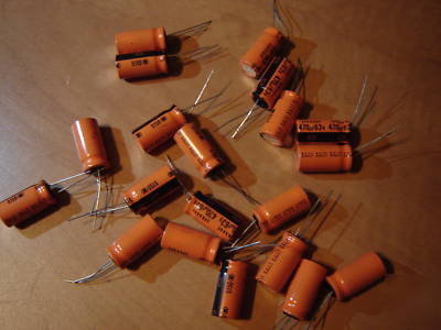 100 x sprague orange drop capacitors 515D 470UF 63V