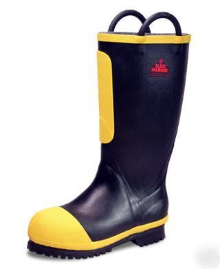 Black diamond rubber boots - size: 15 medium 