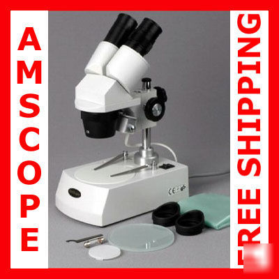 New binocular stereo microscope 10X-20X-30X-60X