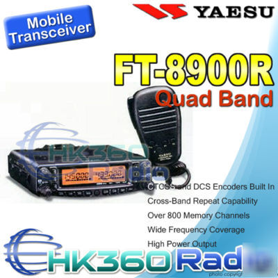 Yaesu ft-8900R quad band fm mobile transceiver FT8900R