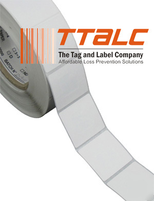 9.5HHZ rf labels for use in library - book & dvd rental