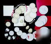 Get diamond white melamine pasta bowl 24OZ |1 dz|
