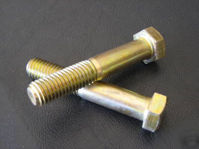 Lot 25 5/8-11X3-1/2 grade 8 hex head cap screws bolts 