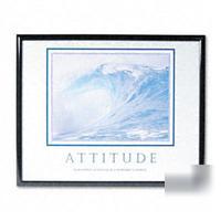 Advantus framed attitudewaves motivational print, 30...