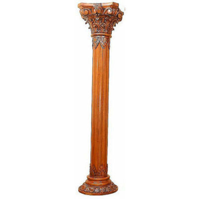 New corinthian column solid hand carved mahogany wood 8