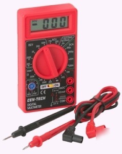 New digital 7 function multimeter ac/dc ohm voltmeter