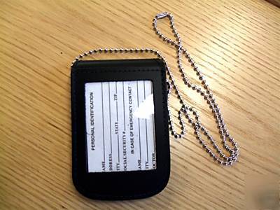 Police/security equipment supplies neck id/badge holder