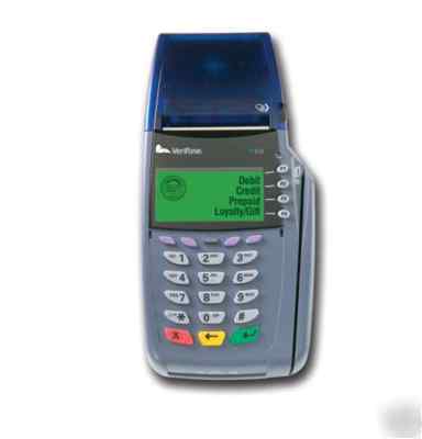 Verifone VX510LE credit card terminal & 6 rolls paper