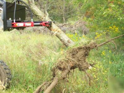 Post / tree puller for skid steer / bobcat