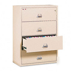 Fireking insulated fourdrawer lateral file