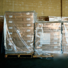Shoplet select 2 mil clear pallet covers 42 x 32 x 72