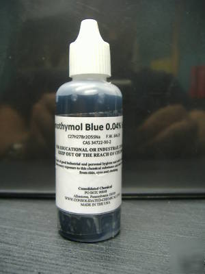 Bromothylmol blue 30ML lab grade ph indicator solution