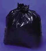 Can liner - 24 x 33 - black - high density - 15 gal