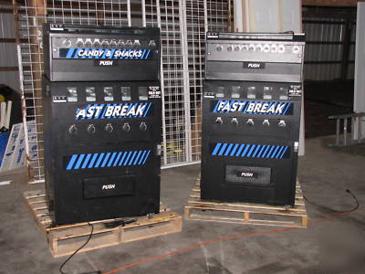 Two combo vending machines** snack and soda