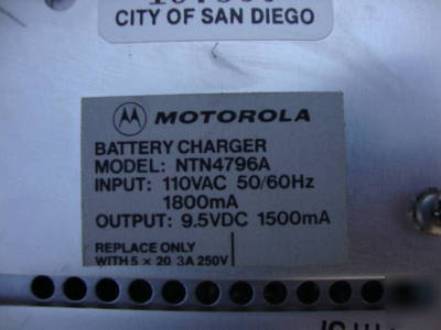 Motorola saber 1E 24 ch vhf radio 146-174 mhz lot 6 02