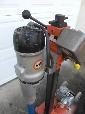 Core bore diamond drill rig m-1 stand w/ black & decker