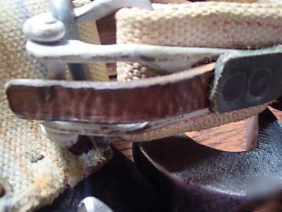 Bethlehem steel tool belt spud wrench scabbard ironwork