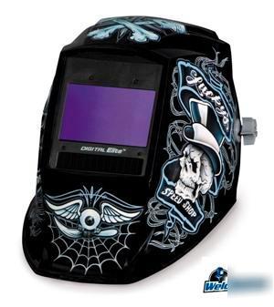 Miller 237745 lucky's speed shop digitial elite helmet