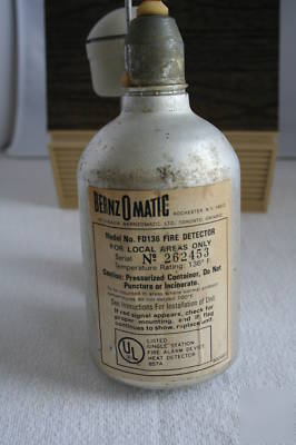 Vintage bernz o matic fire detector
