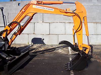 Hitachi zaxis 50U-2 excavator backhoe