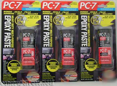 Pc-7 2OZ epoxy paste 3 pack free shipping