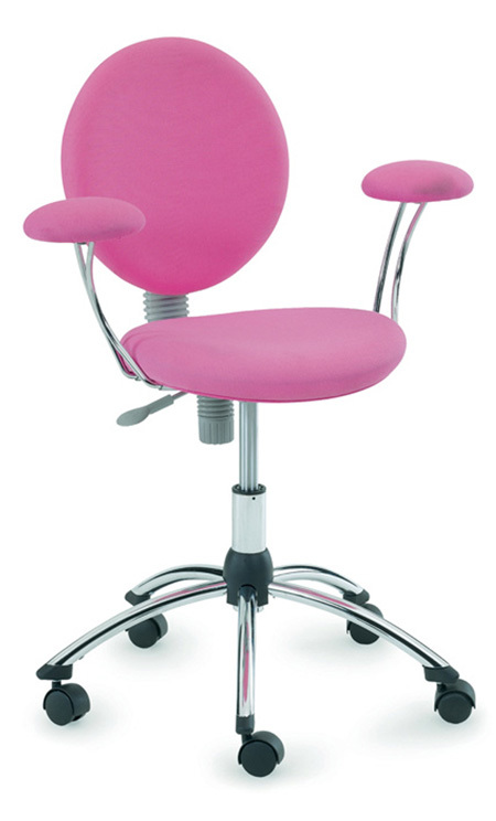  art deco ergonomic office chair in pink spring special
