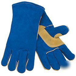 Memphis blue select 4500 leather welding gloves - 1 doz