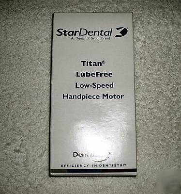 Stardental - titan lubefree low-speed handpiece motor