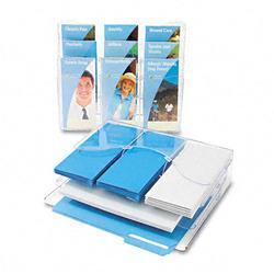 New three-tier docuholder organizer with 6 rem...