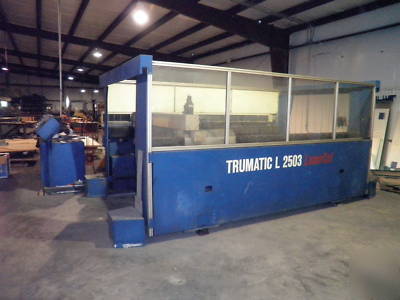 1992 trumatic lasercat L2503 cnc laser cutting machine