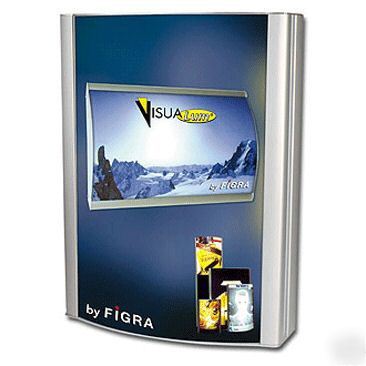New clip-in display 2-sided lightbox 24