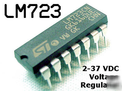 (5) LM723 723 UA723 precision variable regulator 2-37 v