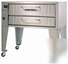 New bakers pride gas 2-deck pizza oven, 66