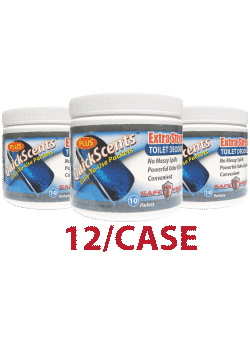 Quickscents toilet treatment packets - case