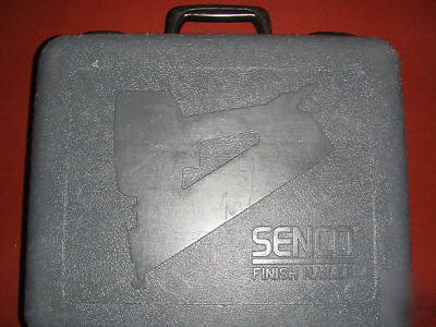 Senco SFN40 15GA finish nail gun w/case & nails
