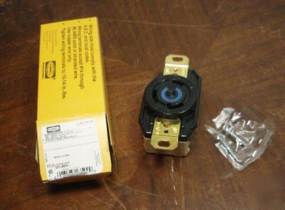  hubbell 2620 receptacle 30AMP 250VOLT single phase