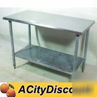 Used eagle 48X24 s/s utility work equipment prep table
