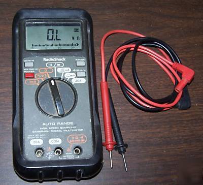Lcd digital auto range multimeter tester handheld unit
